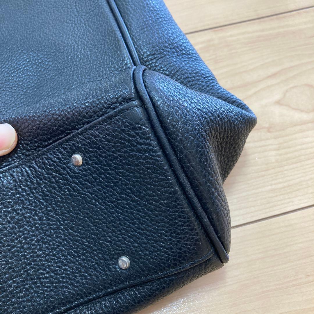 TOMORROWLAND ビジネスバッグ ブラック レザー