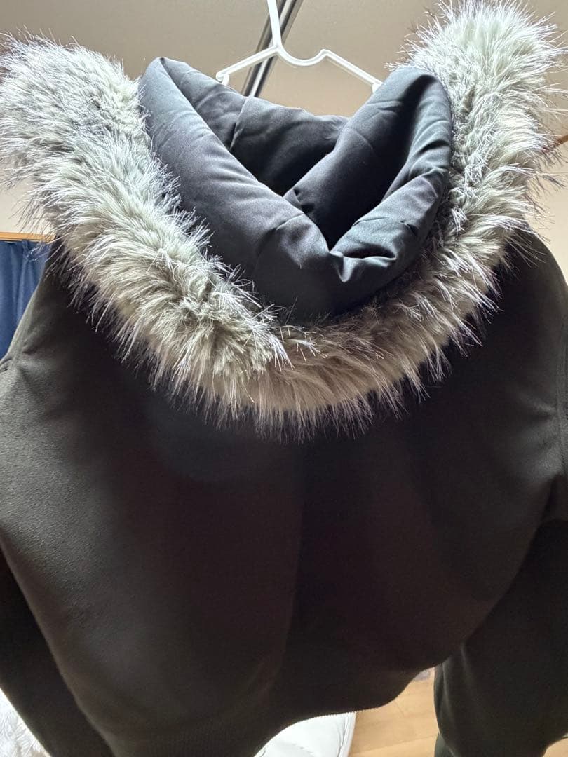 【人気】　ZARA フェイクスエードキルティングジャケット