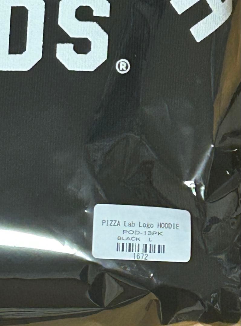 PIZZA Lab Logo HOODIE ピザパーカー 黒 Lサイズ - メルカリ