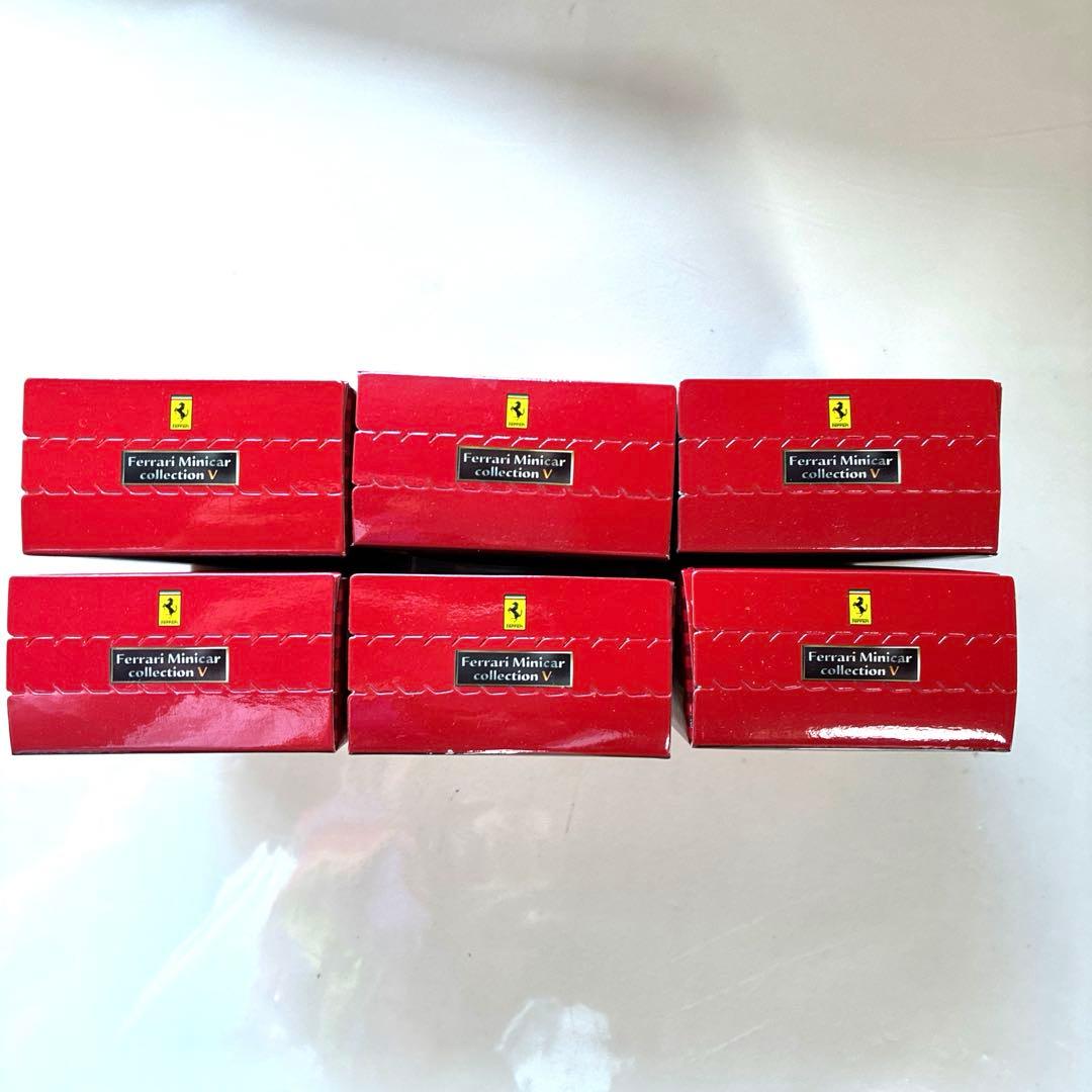 京商ミニカー１／６４ミニカーフェラーリシリーズファイブ６台セット
