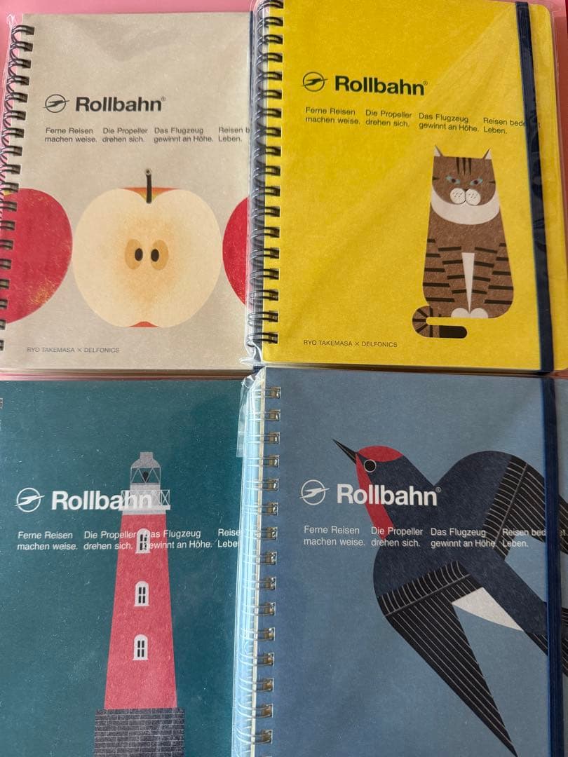 廃盤品○武政諒ロルバーンL ポケット付きメモ 4種類セット 第二弾！