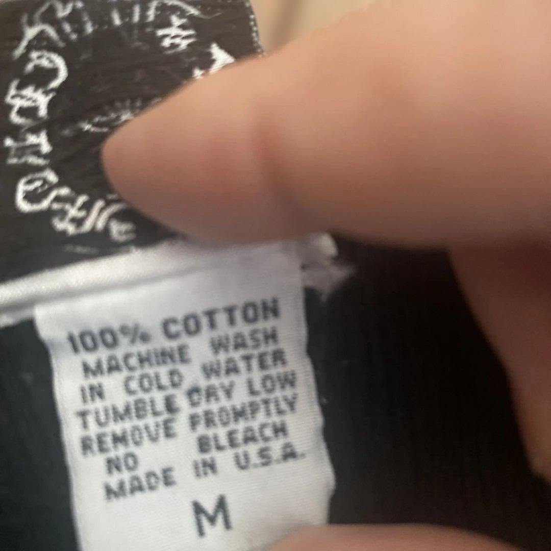 正規 クロムハーツ ビンテージ　正規品　ブラック 黒 タンクトップ