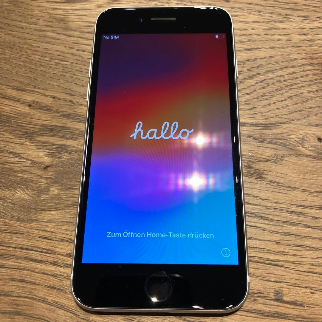 ジャンク】iPhoneSE 第二世代 ホワイト 64GB SIMフリー