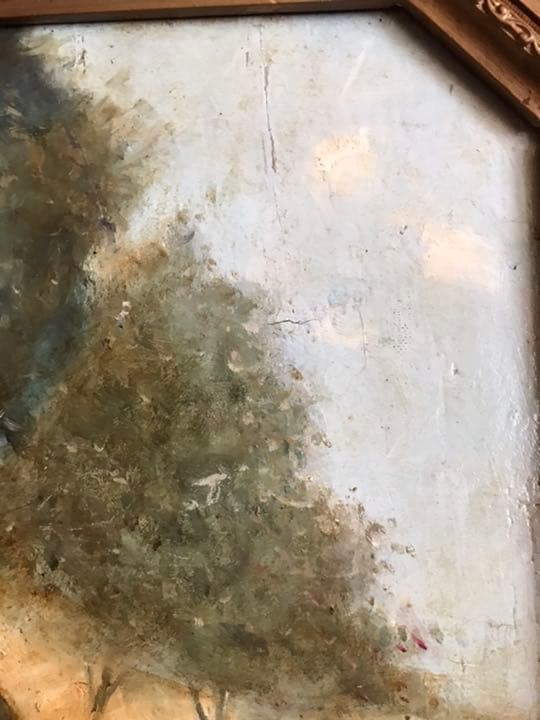 ポール=デジレ・トゥルイユベール油彩板画19世紀 ポール=デジレ