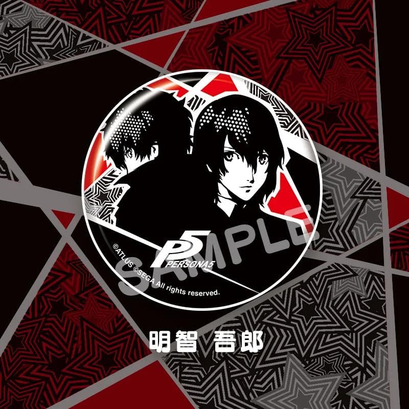 ペルソナ 5 PERSONA 5 缶バッジ 明智吾郎 雨宮蓮 コープver. - メルカリ