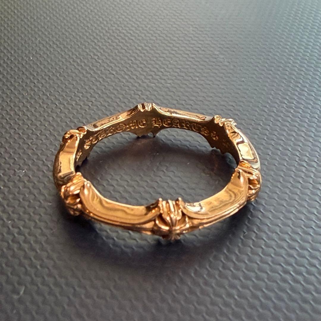 Chrome Hearts 22K リング プラス&ボーン 25号 クロムハーツ