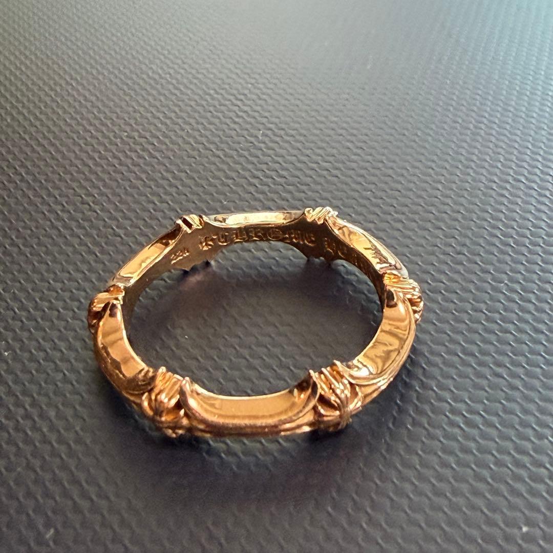Chrome Hearts 22K リング プラス&ボーン 25号 クロムハーツ