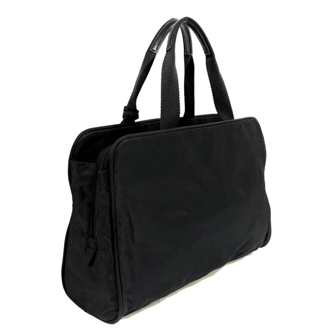 【美品】 PRADA テスーナイロン ビジネスバッグ イタリア製 カデナ付