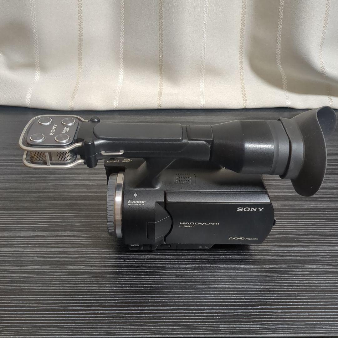 SONY NEX-VG20 本体 DJI スマホ用ジンバル付けます。