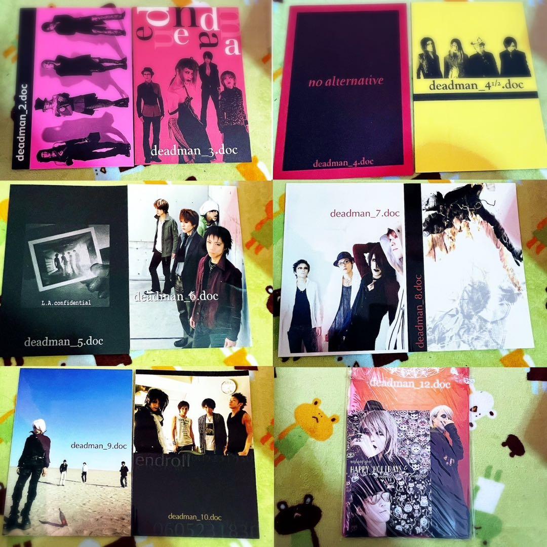 deadman ファンクラブ会報セット 眞呼 aie kein deadman ファンクラブ