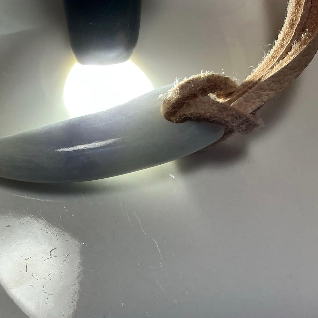 糸魚川翡翠 ラベンダー ネックレストップ