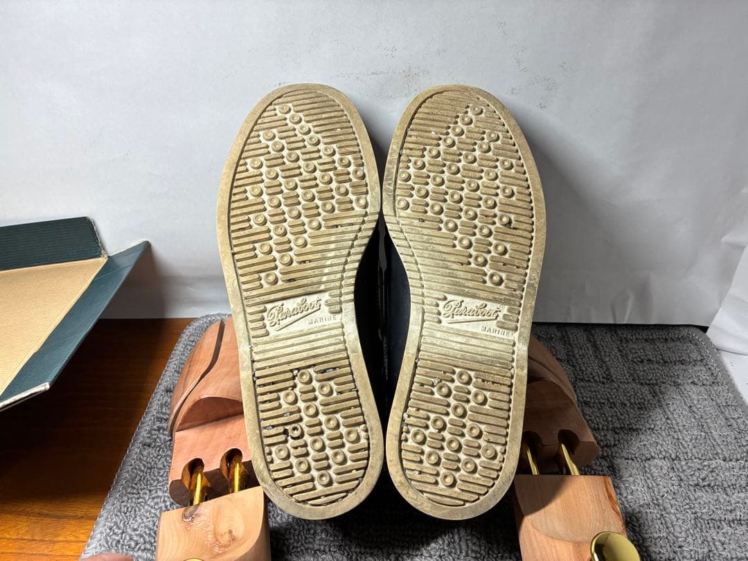 Paraboot バース ネイビー 6 1/2 6.5デッキシューズ