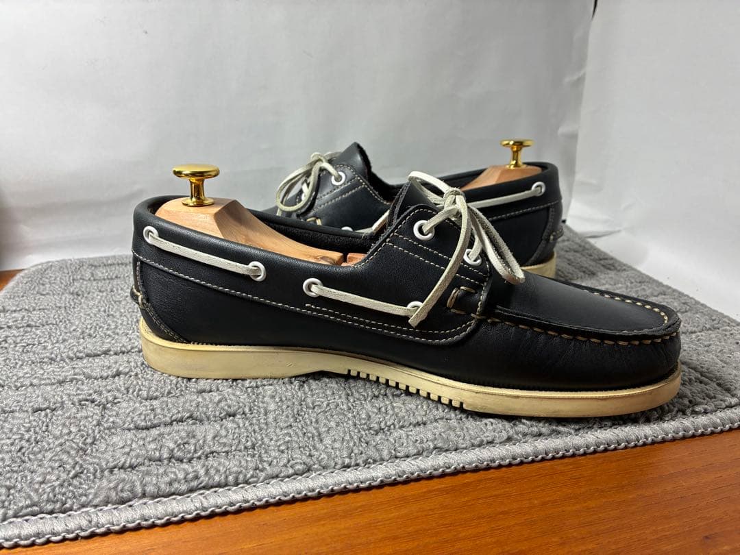 Paraboot バース ネイビー 6 1/2 6.5デッキシューズ