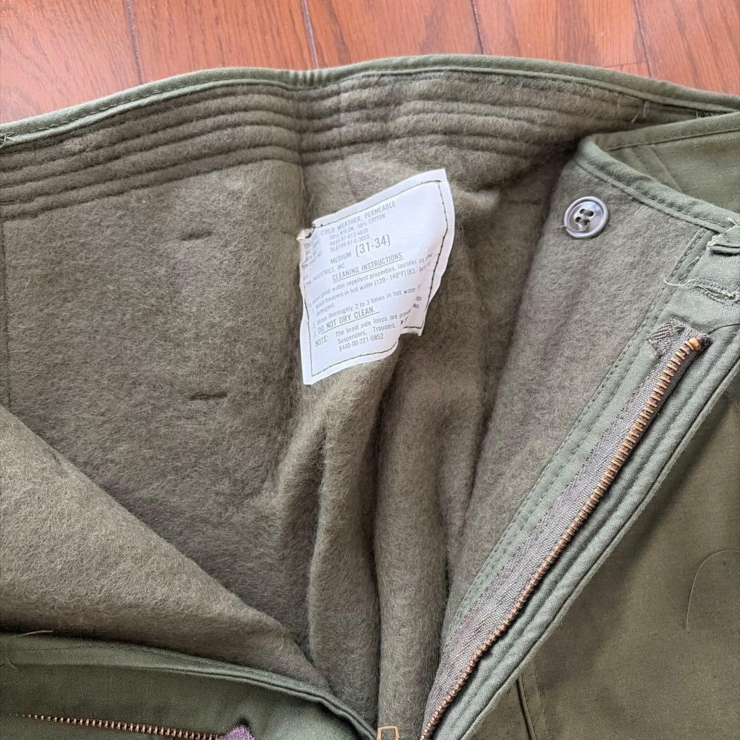 超貴重・新品】米軍放出品 81年製 防寒・デッキパンツ M - メルカリ