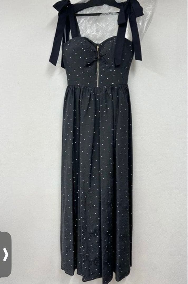 ローブドフルール　ドット柄ドレス