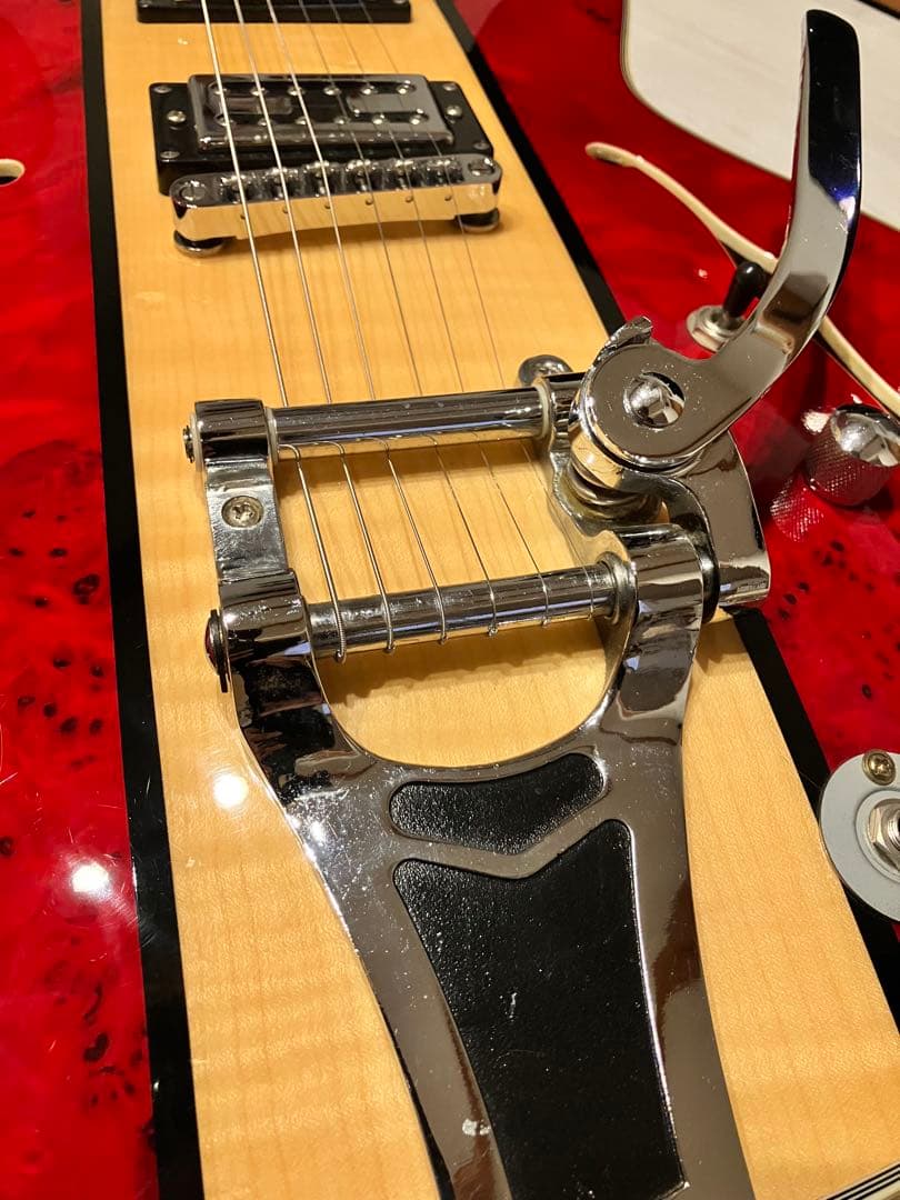 grote ES-335タイプセミアコ　ビグスビー　ケース付き