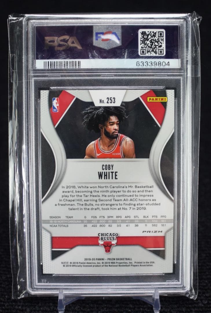 その他 2019 Coby White Hyper Prizm Bulls Rookie