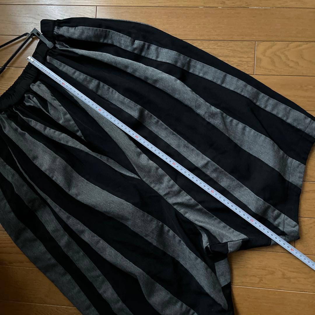 サルエルパンツ　サーカスパンツ　バルーンパンツ　パッチワークパンツ　ストライプ