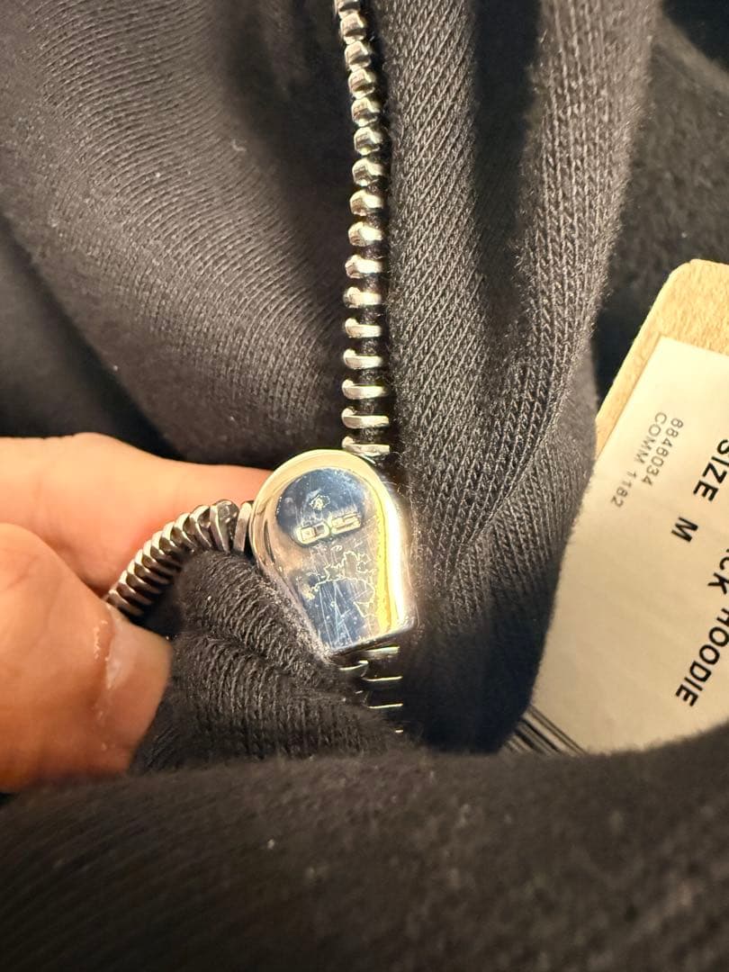 リックオウエンスDRKSHDW/マウンテンフーディ/F素材・サイズM