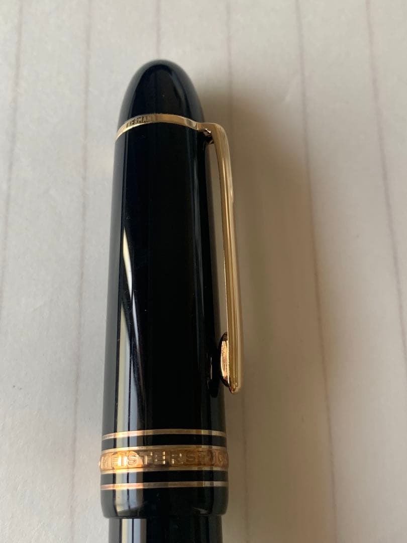 美品 モンブラン 万年筆 マイスターシュテュック149 18Kペン先