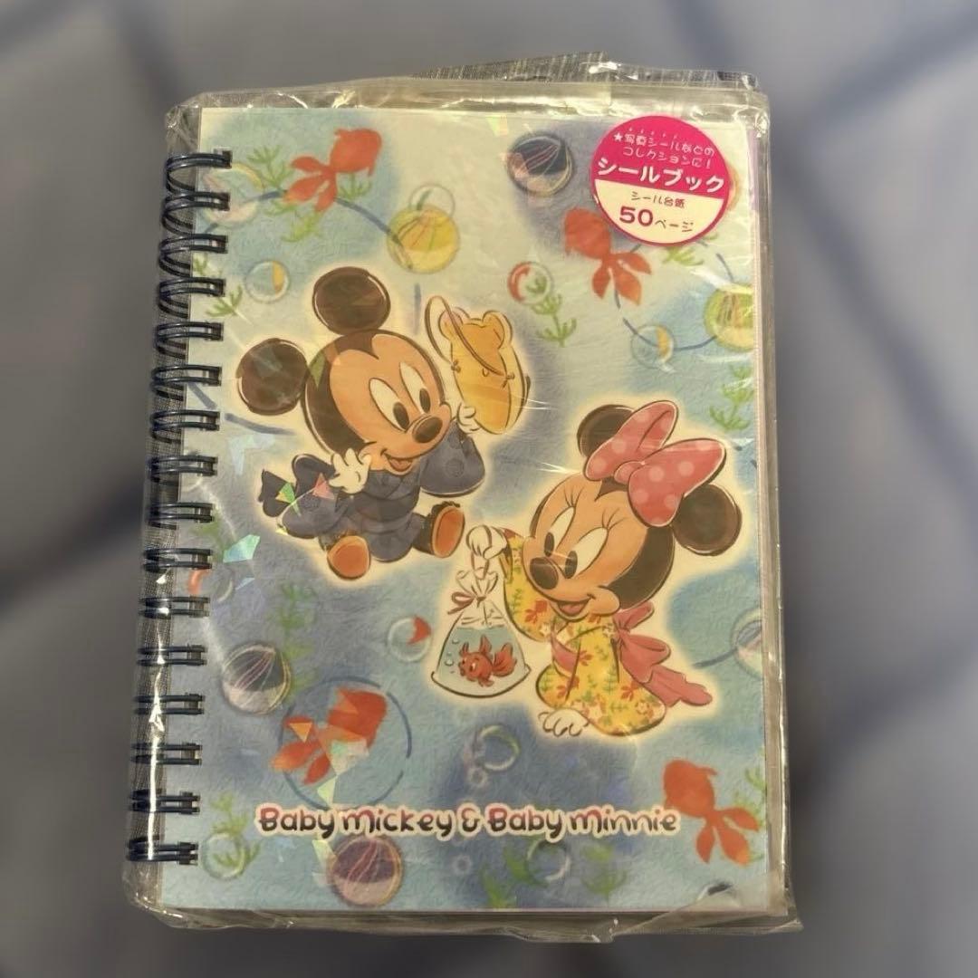 ミッキーミニー シール手帳 平成レトロ - メルカリ