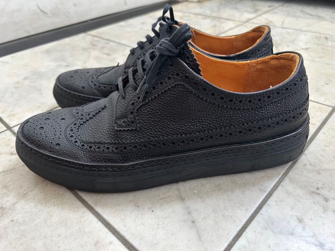 パントフォラドーロ　ウィングチップ　ブラック Pantofola d'Oro