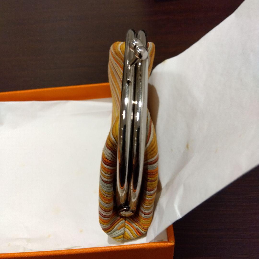 未使用 希少HERMÈS エルメス ヴィブラート がま口ケース 小銭入れ