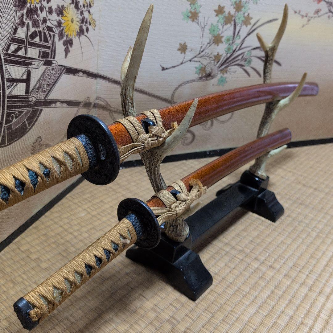 模造刀 2本セット　スタンド付き