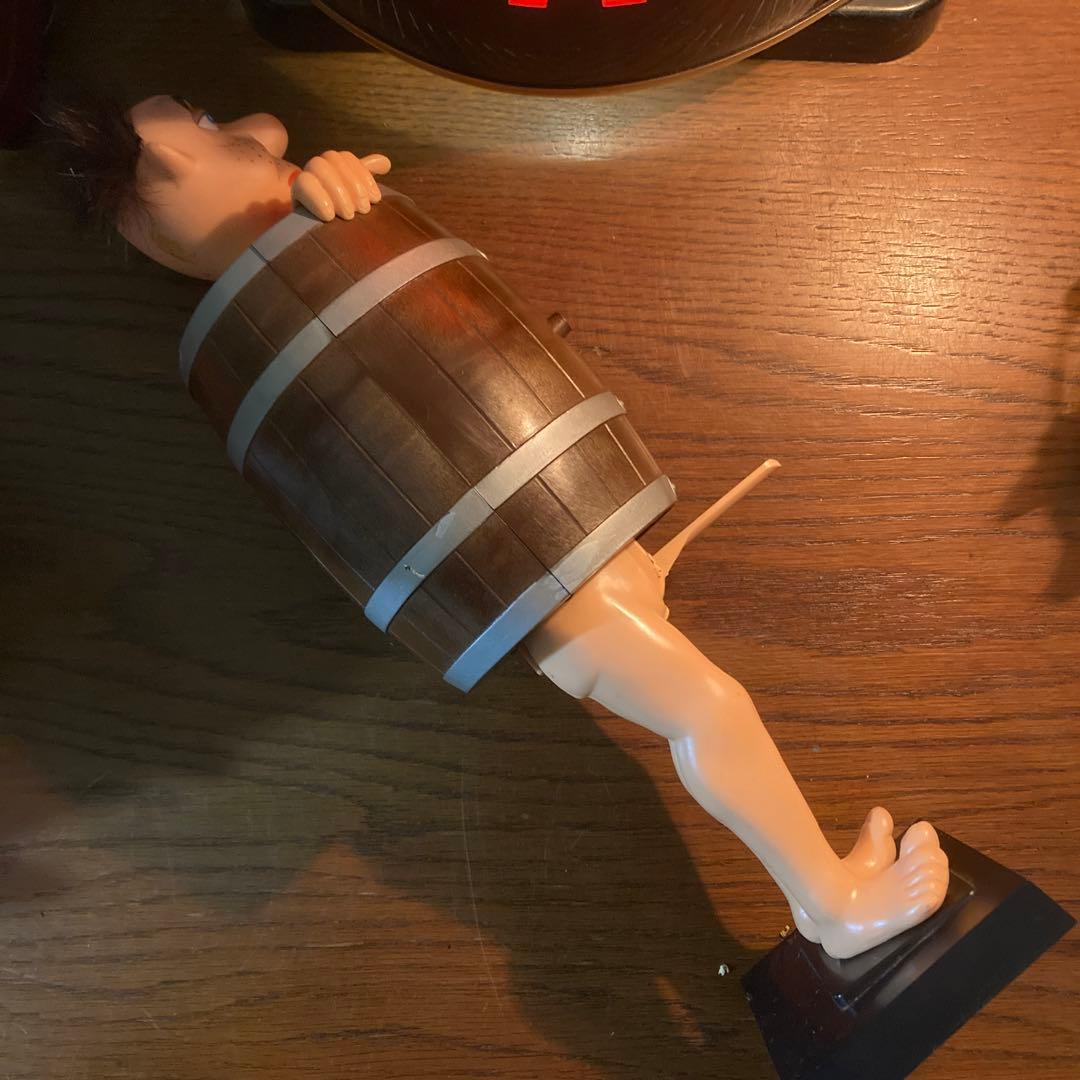 シガレットディスペンサー ビンテージ煙草入れ人形 バレルマン