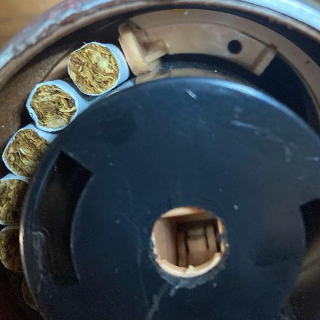 シガレットディスペンサー ビンテージ煙草入れ人形 バレルマン