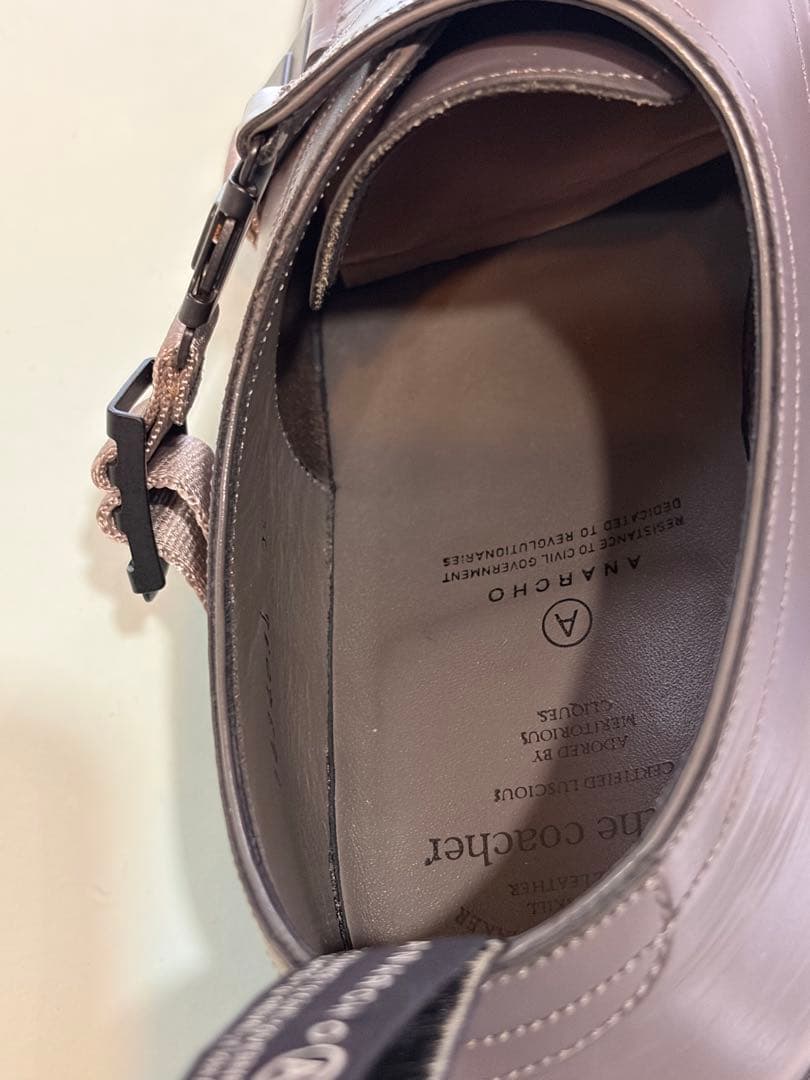 靴 foot the coacher ANARCHO DOUBLE BELT