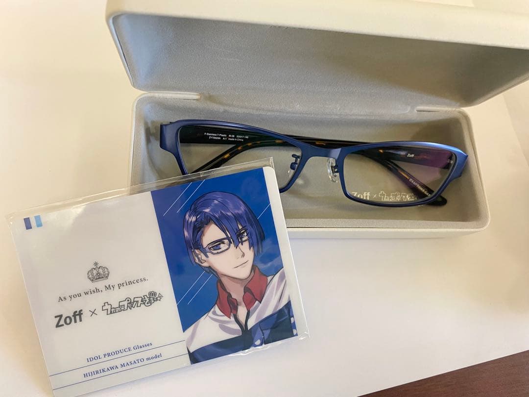 うたプリ Zoff コラボ 聖川真斗 メガネ メッセージカード ZOFFうたプリ