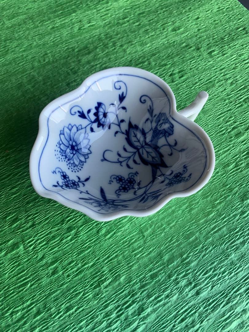 希少！マイセン ブルーオニオン リーフボウル