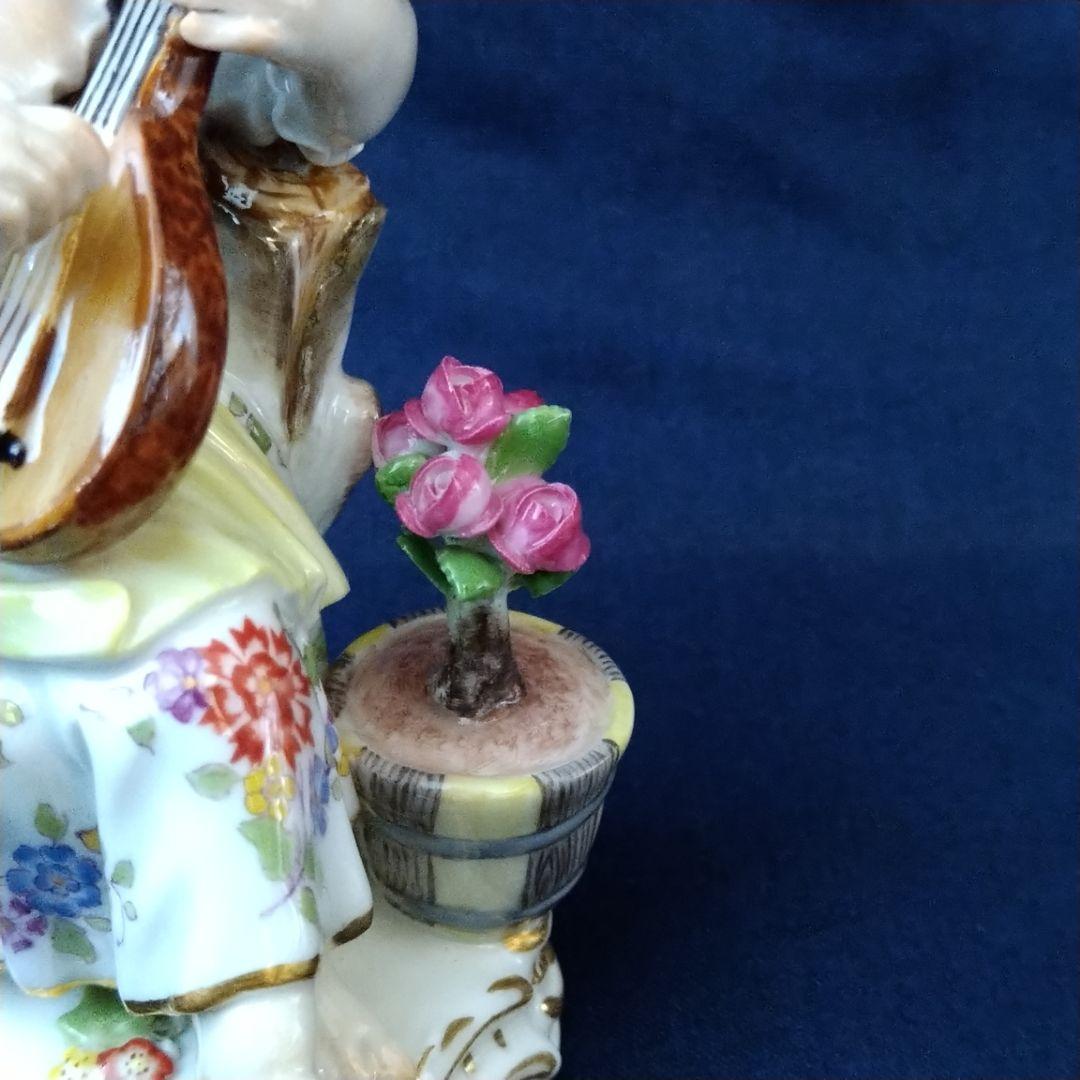 りんごミカン様専用✤マイセン(Meissen)フィギュリン『リュートを弾く