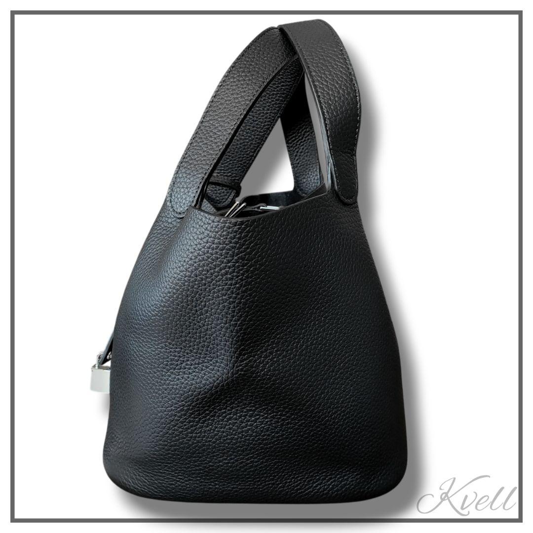 【新品】 本革 レザー バケツ キューブ ハンド 鍵 PM MM 即納 牛革