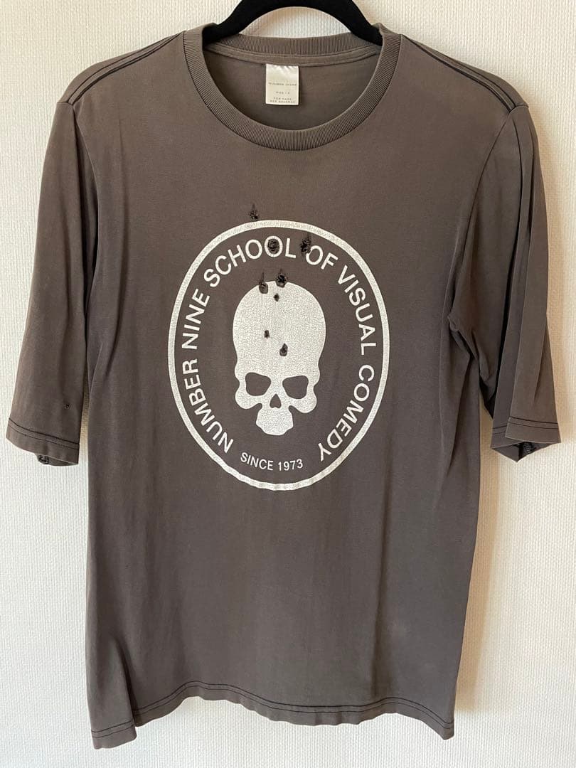 希少 私物 キムタク着 ナンバーナイン ドクロ Tシャツ 2 同型同色 初期