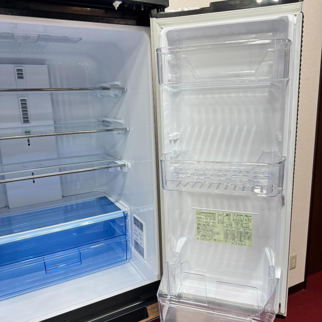 都内23区配送無料　美品シャープ6ドア冷蔵庫457L　2021年製　製氷有