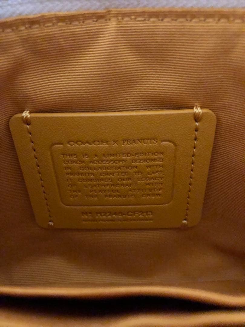 新品　【限定コラボ】COACH × PEANUTS スヌーピー ポーチ