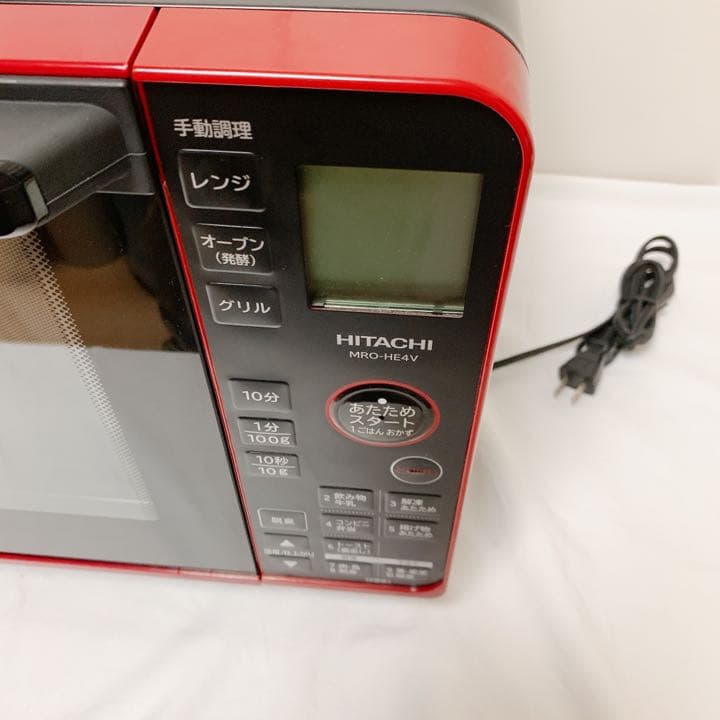 HITACHI 日立 オーブンレンジ MRO-HE4V 販売 赤 美品 電子レンジ 日立