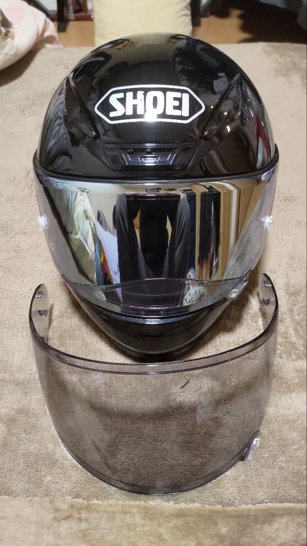 SHOEI ヘルメットZ-7ミラーシールド仕様(スモークシールド付き) XL