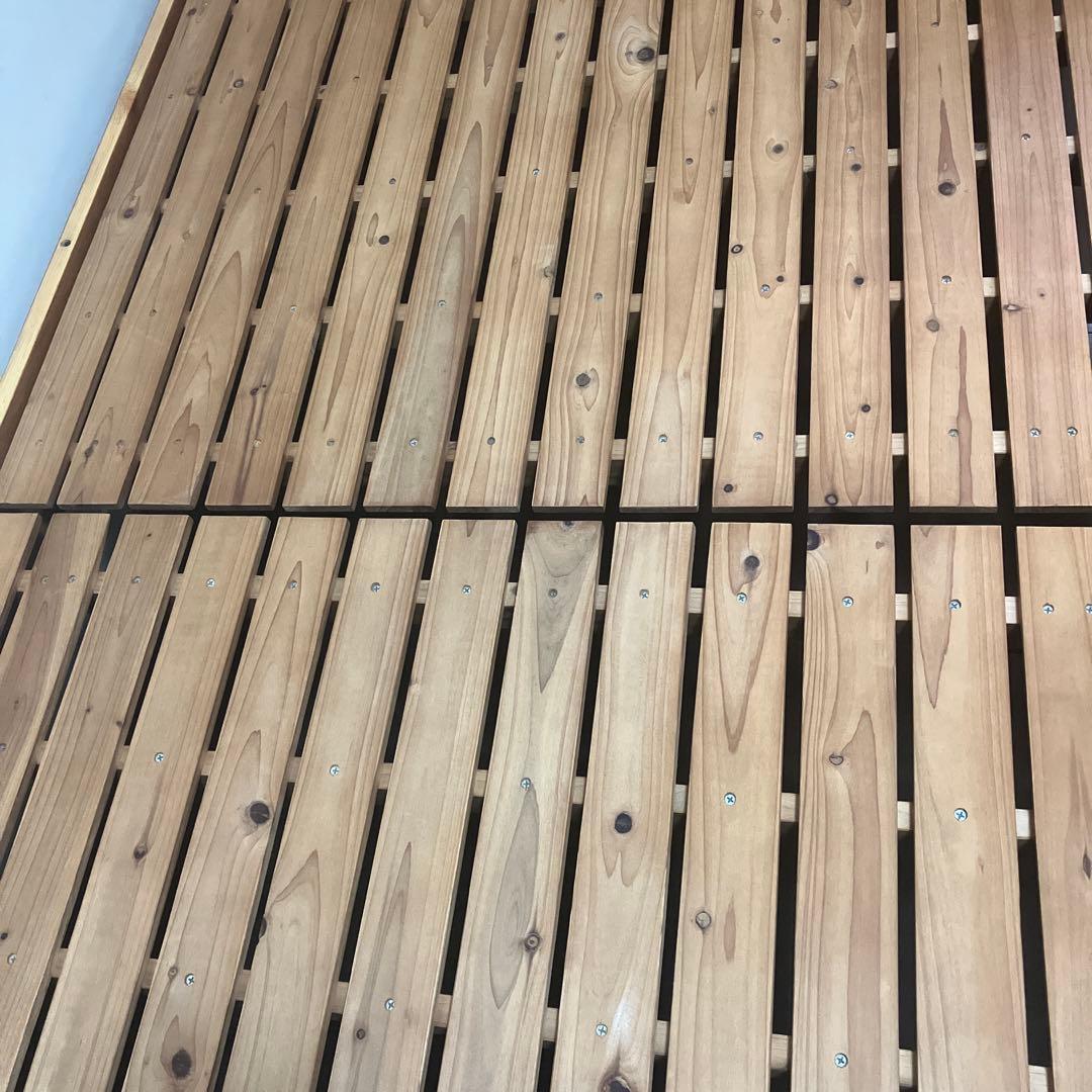 【送料込み匿名発送】【組み立て簡単】木製シングルベッドフレーム