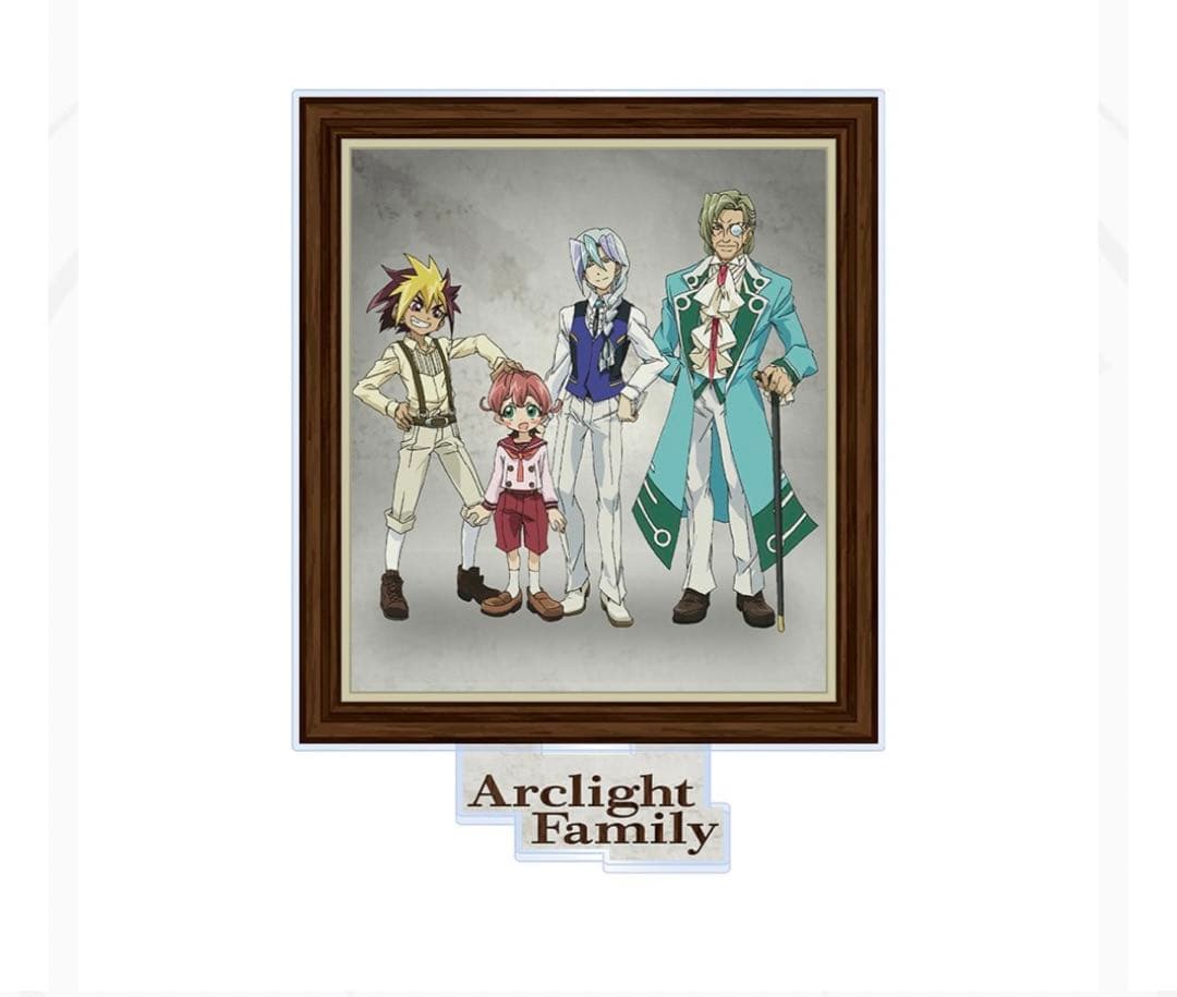 遊戯王 Ⅳ Ⅲ Ⅴ トロン アークライト家 両面アクリルスタンド ZEXAL