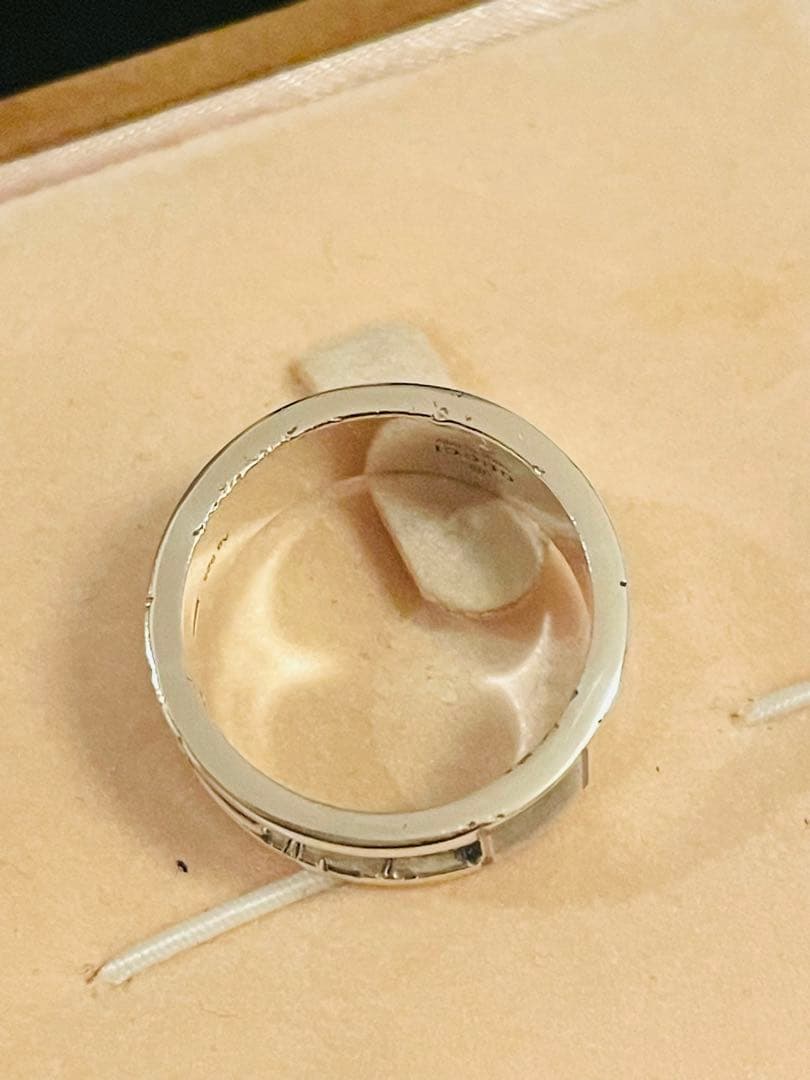 GUCCIリング 19号 カットリング カットアウト スターリングシルバー925