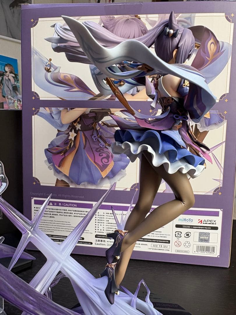 正規品 原神 刻晴 疾雷快雨Ver. 1/7 完成品フィギュア[APEX] 特典