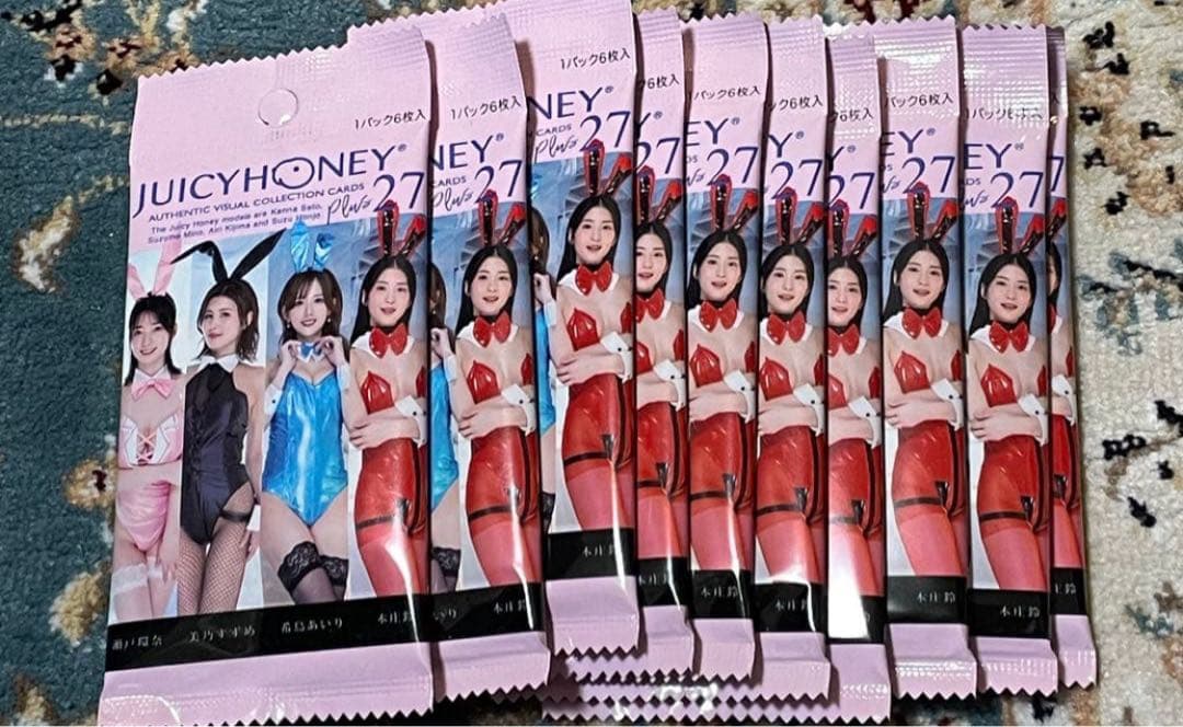 未開封16パック ジューシーハニーplus27 箱付き レアカード1枚 ①未
