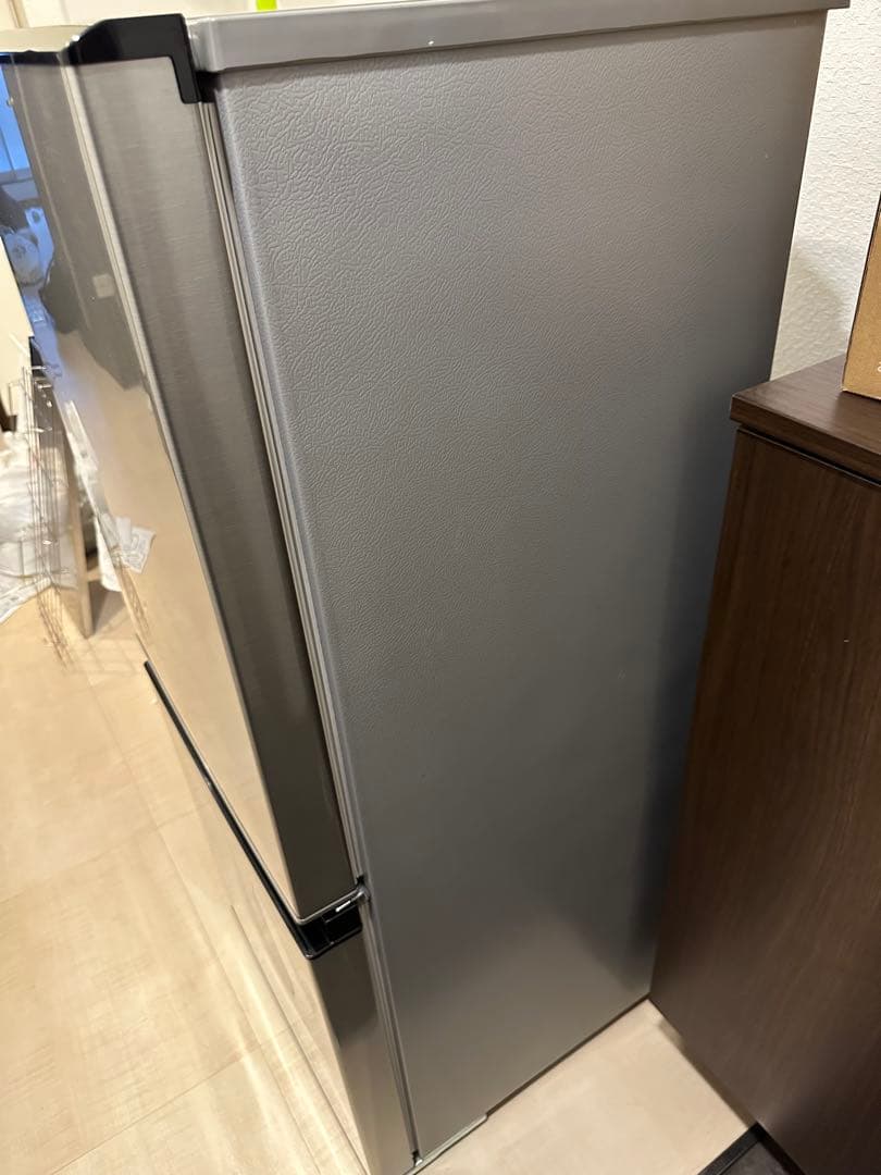 AQUA 2ドア冷蔵庫 シルバー　1人暮らしおすすめ　126L