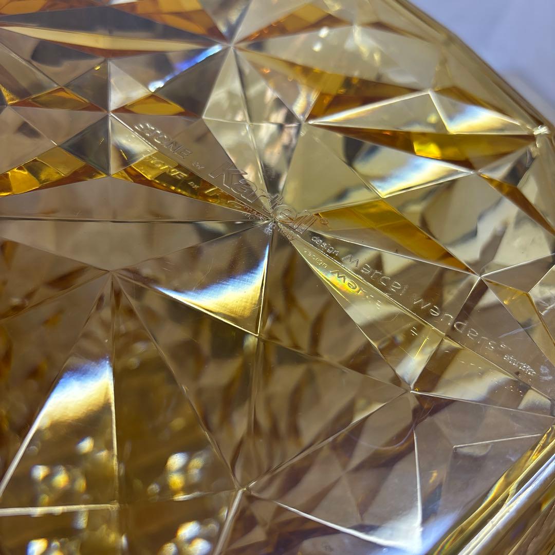 【正規品】 Kartell カルテル Stone ストーン スツール イエロー