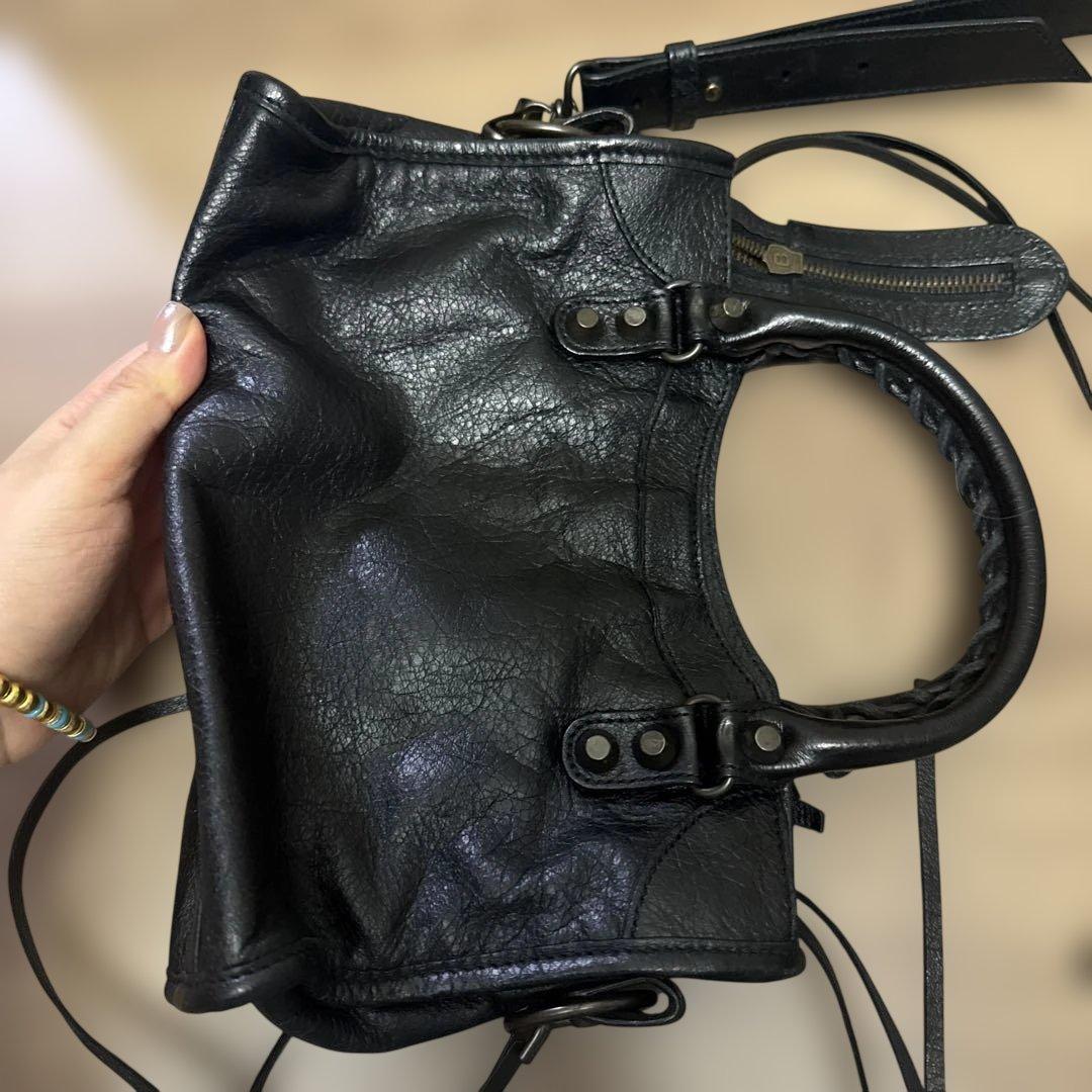 バレンシアガ ミニシティ（ミニ・モーターサイクルバッグ） ブラック