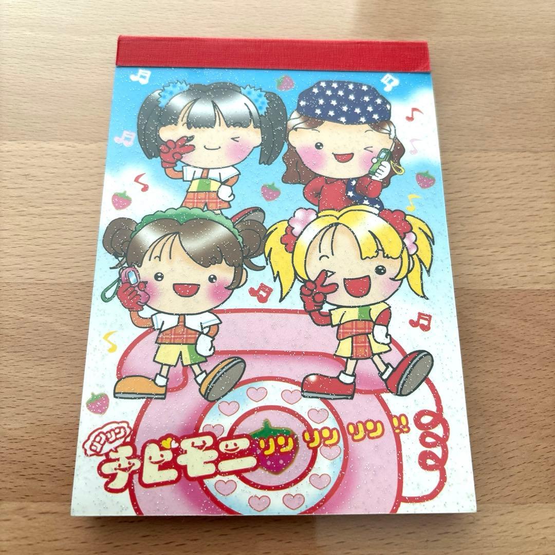 チビモニ ちびモニ 4柄メモ 平成レトロ メモ帳 ミニメモ レター 手紙