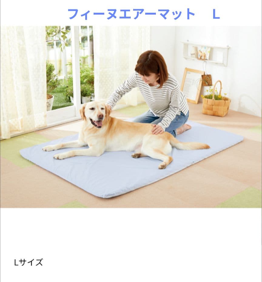 ペピイ　フィーヌエアマット　Lサイズ（シニア犬に快適） フィーヌエアーマット L・替えカバーのみ (犬 床ずれ防止 ブレスエア